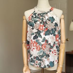 Ann Taylor Loft Small Petites Floral Blouse